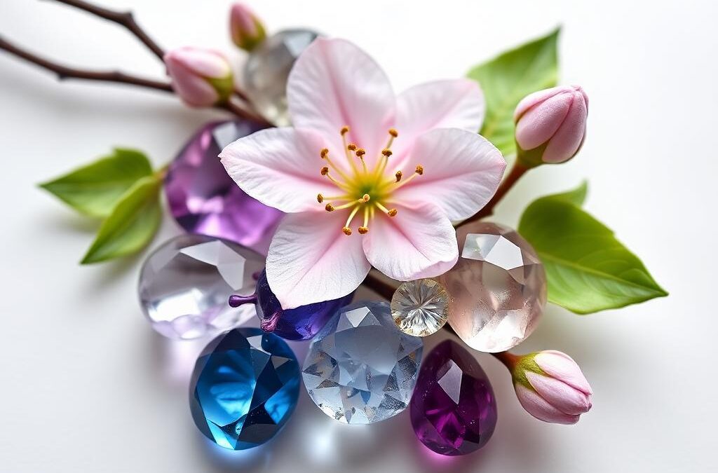 Bach bloesems en Edelstenen